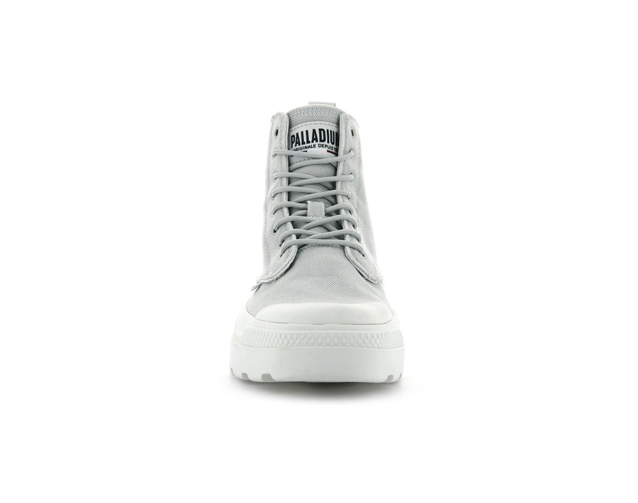 Palladium Pallakix Hi Kanvas Gri | UXG712JG