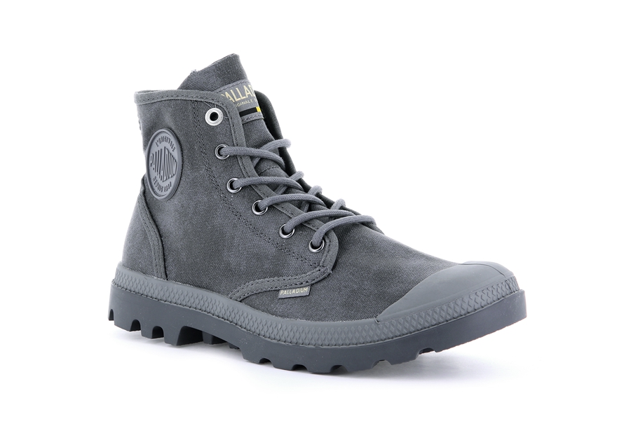 Palladium Pampa Hi Wax Gri | EYL492GF