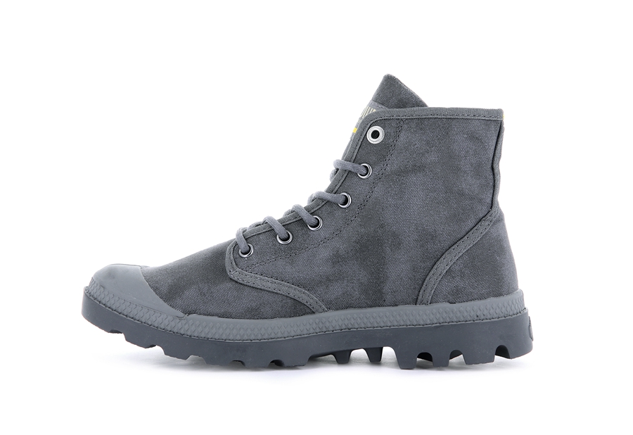 Palladium Pampa Hi Wax Gri | EYL492GF