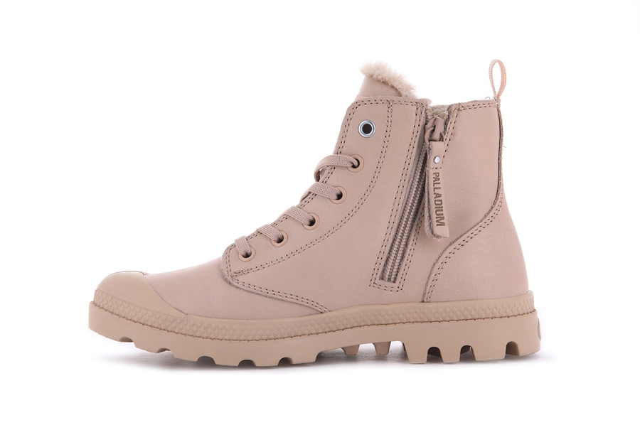 Palladium Pampa Hi Zip Deri S Pembe | JUD5375WP