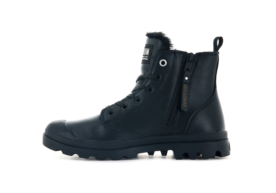 Palladium Pampa Hi Zip Deri S Siyah | GHM6242DB