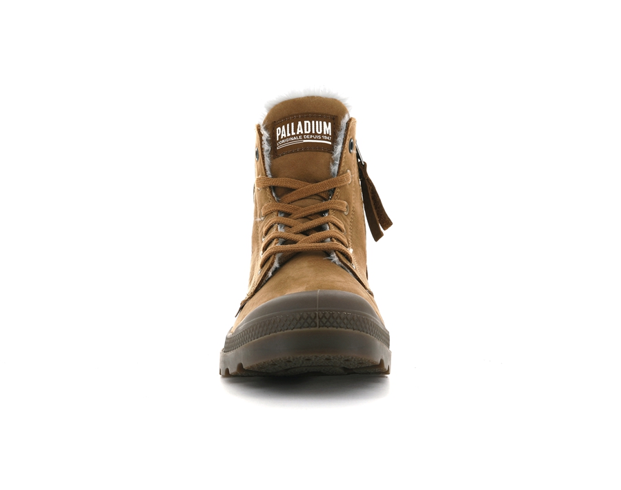 Palladium Pampa Hi Zip Wl Kahverengi | WSX6614SU