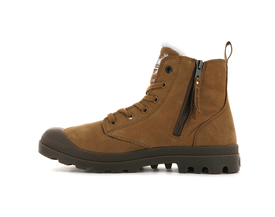 Palladium Pampa Hi Zip Wl Kahverengi | WSX6614SU