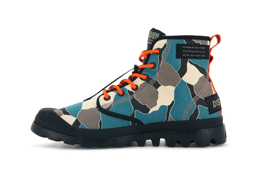 Palladium Pampa Lite Overlab Camo Camo | IKK145RD