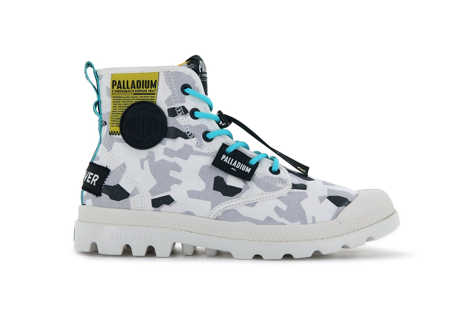 Palladium Pampa Lite Overlab Camo Gri Camo | ICK1976SV