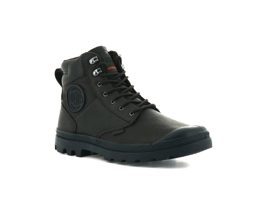 Palladium Pampa Shield Wp+ Lth Koyu Kahverengi | NXR9114IQ