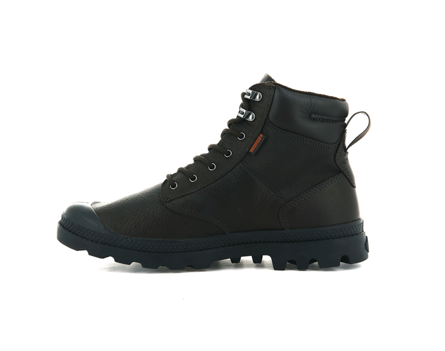 Palladium Pampa Shield Wp+ Lth Koyu Kahverengi | NXR9114IQ