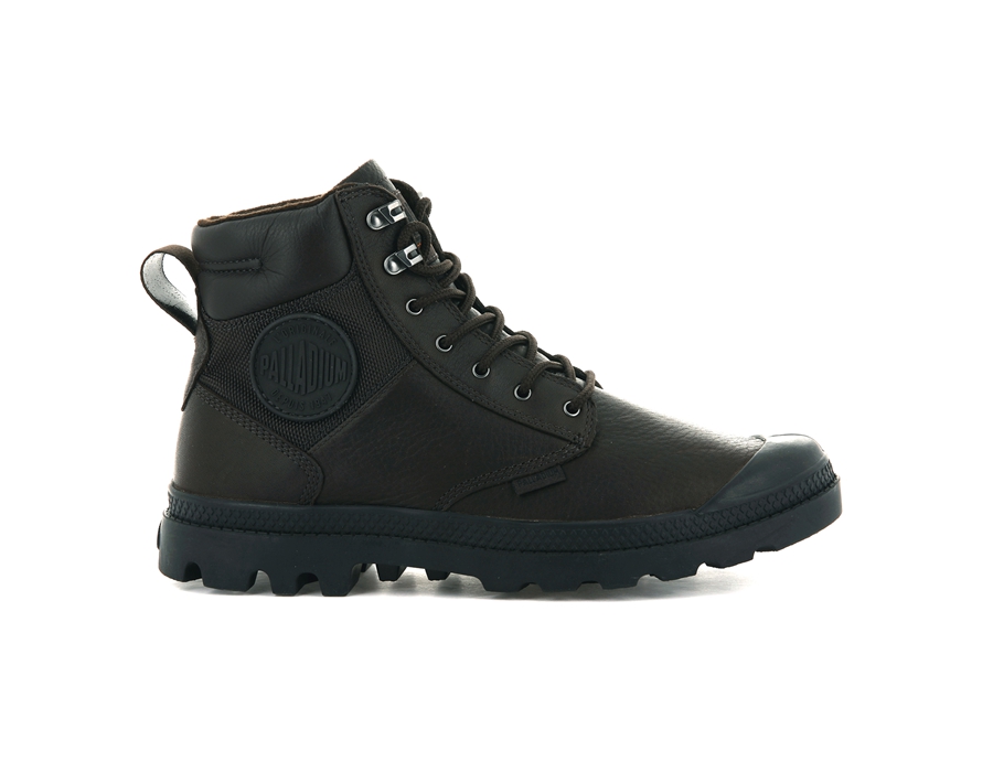 Palladium Pampa Shield Wp+ Lth Koyu Kahverengi | NXR9114IQ