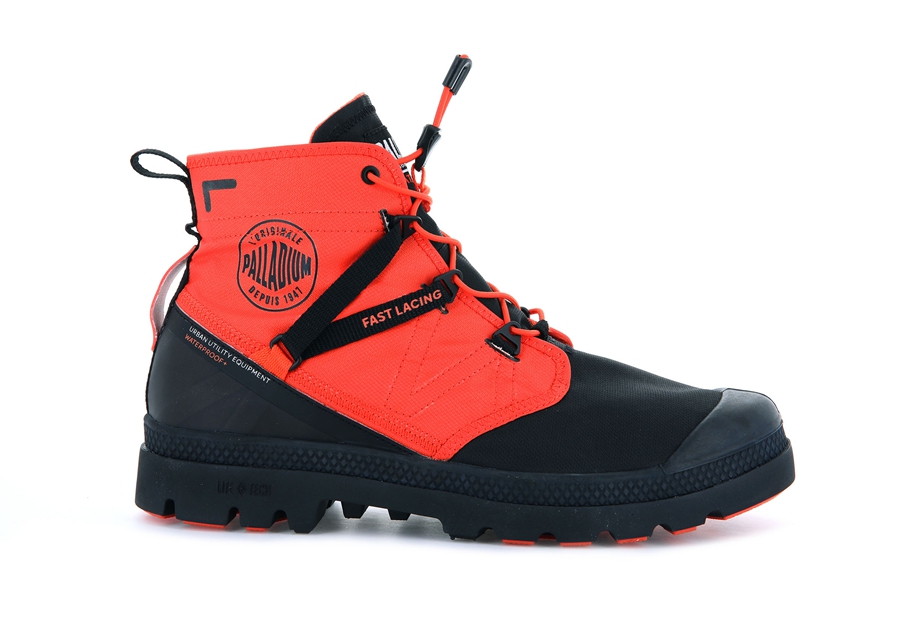 Palladium Pampa Travel Lite+ Su Geçirmez Turuncu Siyah | HGV3414WB