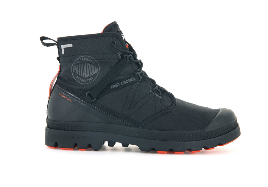 Palladium Pampa Travel Lite+ Su Geçirmez Siyah | VXZ2237CG