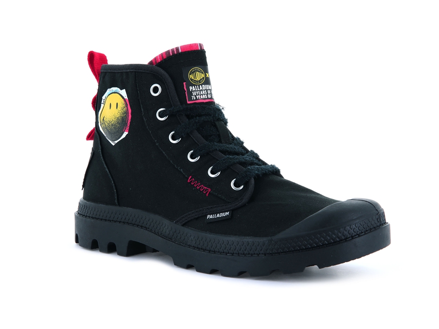 Palladium Pampa X Smiley 1970 Siyah | BMH1584LE