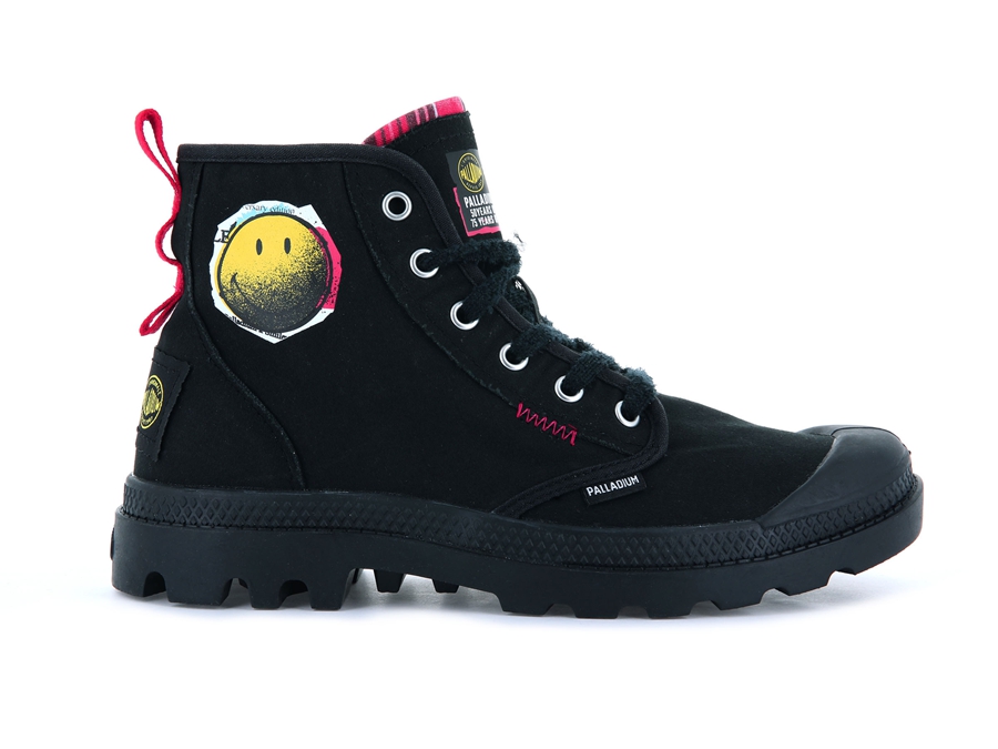 Palladium Pampa X Smiley 1970 Siyah | BMH1584LE