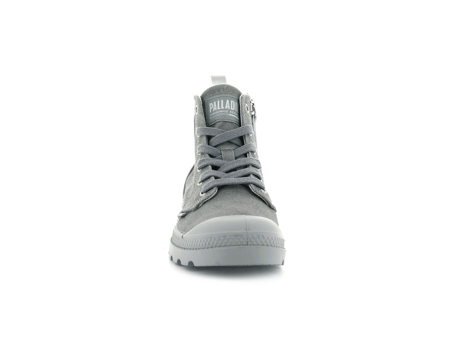 Palladium Pampa Zip Desertwash Koyu Gri | MRH954XN