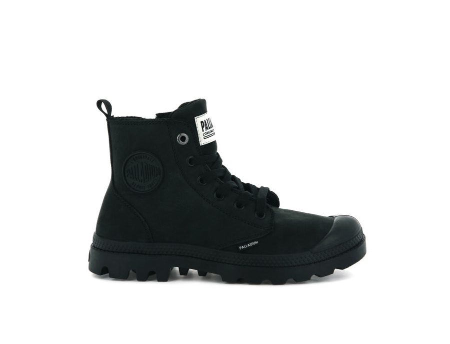 Palladium Pampa Hi Zip Nubuck Siyah | QKB5068FP