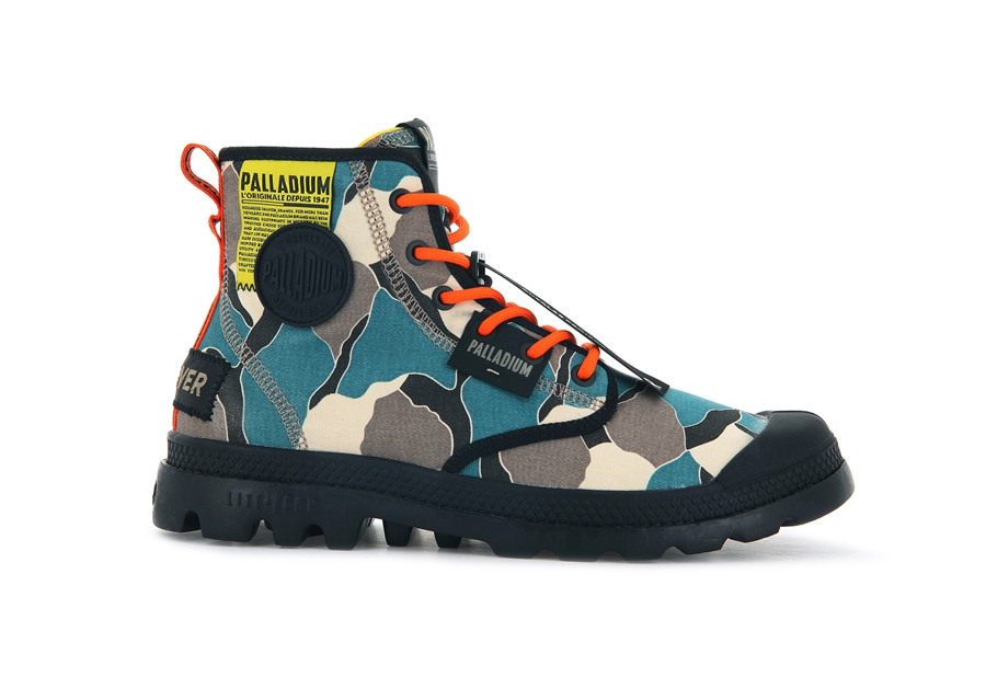 Palladium Pampa Lite Overlab Camo Camo | IKK145RD